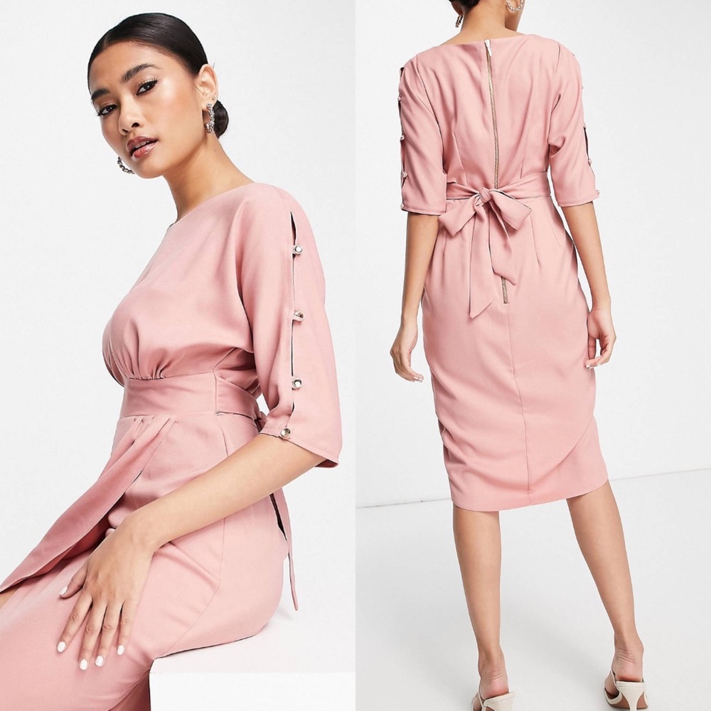NWT Soft Pink Kimono Dress